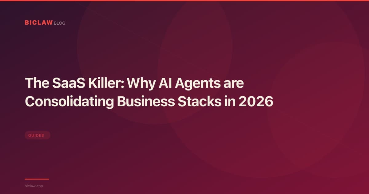 The SaaS Killer: Why AI Agents are Consolidating Business Stacks in 2026